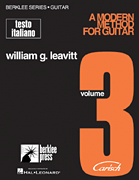 cover for Modern Method For Guitar Vol.3 Italian Edition