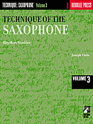 cover for Technique of the Saxophone - Volume 3