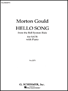 cover for Hello Song Pno From The Bell System Ride