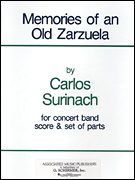 cover for Memories Old Zarzuela Bnd Sc