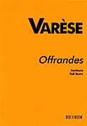 cover for Offrandes