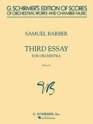 cover for Third Essay for Orchestra