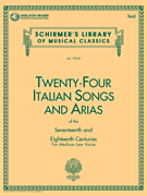 cover for 24 Italian Songs & Arias of the 17th & 18th Centuries