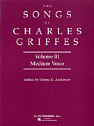 cover for Songs of Charles Griffes - Volume III