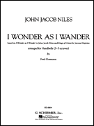 cover for I Wonder As I Wander