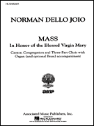 cover for Mass Virgin Mary Congr Pt Mass In Honor Of The Blessed V M Congregation Part