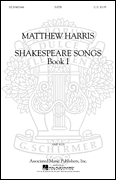 cover for Shakespeare Songs, Book I