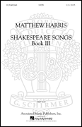 cover for Shakespeare Songs, Book III