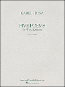 cover for Five Poems for Wind Quintet