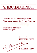 cover for Two Movements for String Quartet