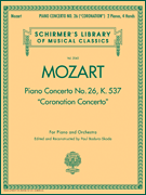 cover for Piano Concerto No. 26, K. 537 (Coronation Concerto)