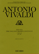 cover for Sonata in G Major for Violin and Basso Continuo RV798