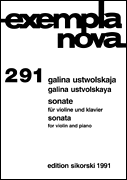 cover for Galina Ustvolskaya - Sonata for Violin and Piano