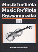 cover for Music for Viola - Volume 3