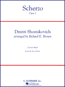 cover for Scherzo Op. 1 Full Score