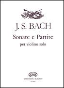 cover for Sonatas And Partitas Violin Bwv1001-1006