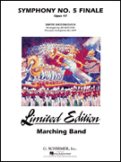cover for Sym. No. 5 - Marching Band - Score