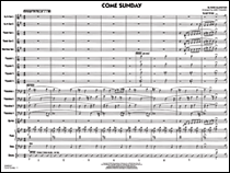 cover for Come Sunday - Jazz Ensemble Score