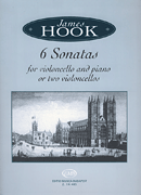 cover for James Hook - Six Sonatas for Violoncello and Piano
