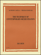 cover for Alfredo Casella/Virgilio Mortari - The Technique of Contemporary Orchestration