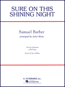 cover for Sure On This Shining Night - Score Only