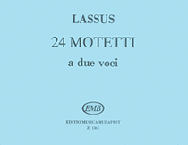 cover for 24 Two-part Motets Latin 2 Part