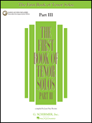 cover for First Book of Tenor Solos - Part III