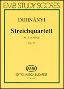 cover for String Quartet No. 3 in A Minor, Op. 33
