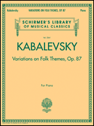 cover for Variations on Folk Themes, Op. 87