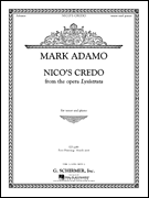 cover for Nico's Credo from Lysistrata