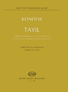 cover for Tayil for Male Voice (Narrator) and Eight Instruments