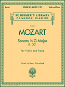 cover for Sonata in G Major, K301