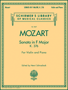 cover for Sonata in F Major, K376