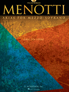 cover for Menotti Arias for Mezzo-Soprano