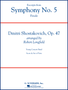 cover for Symphony No. 5 - Finale (grade 3 Edition) Score