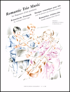 cover for Romantic Trio Music for Beginners - First Position