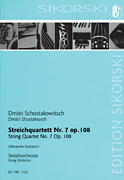 cover for String Quartet No. 7, Op. 108