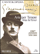 cover for Giacomo Puccini - Arias for Tenor