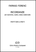 cover for Ricordanze