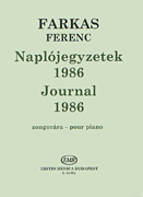 cover for Journal 1986