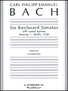 cover for Six Keyboard Sonatas - Volume 1: Berlin, 1760 (with varied reprises)
