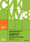 cover for Concerto No. 1 for Violoncello and Orchestra, Op. 107 - Revised Edition