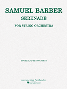 cover for Serenade For Strings - String Orchestra Score/parts 8-8-4-4-4