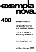 cover for Concerto for Piano and String Orchestra