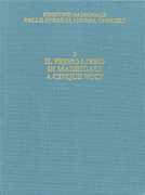 cover for Il primo libro di madrigali a cinque voci