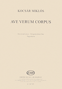 cover for Ave Verum Corpus