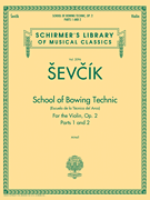 cover for School of Bowing Technics, Op. 2, Parts 1 & 2