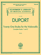 cover for Duport - 21 Etudes for the Violoncello, Complete Books 1 & 2