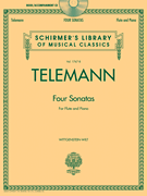 cover for Telemann - 4 Sonatas for Flute and Piano