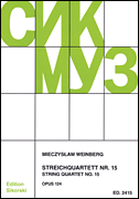 cover for Mieczslaw Weinberg - String Quartet No. 15, Op. 124